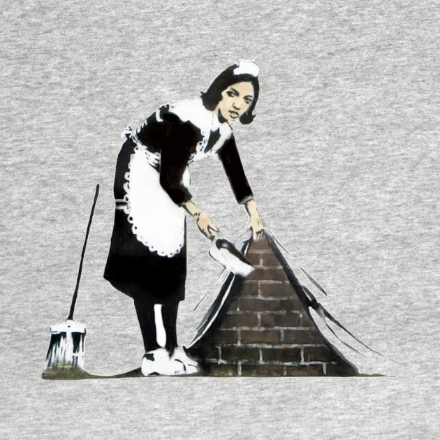 BANKSY Sweep Under the Carpet by inkstyl